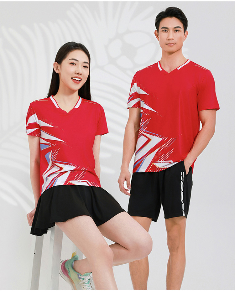 Table tennis, badminton and volleyball breathable sports competition uniform single top GB8-8905 men