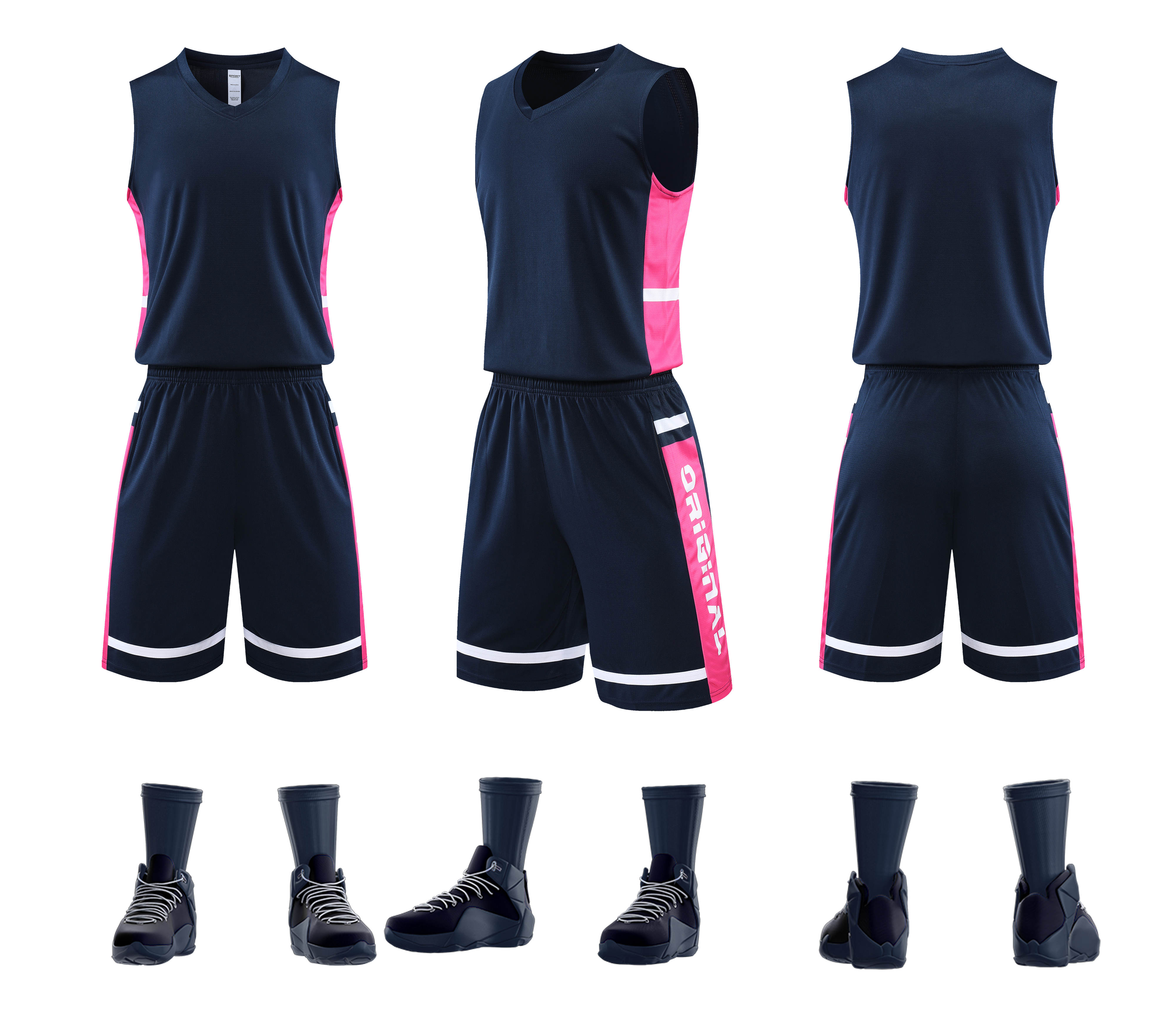 Breathable sweat-absorbent sports vest basketball uniform suit GB7-2215