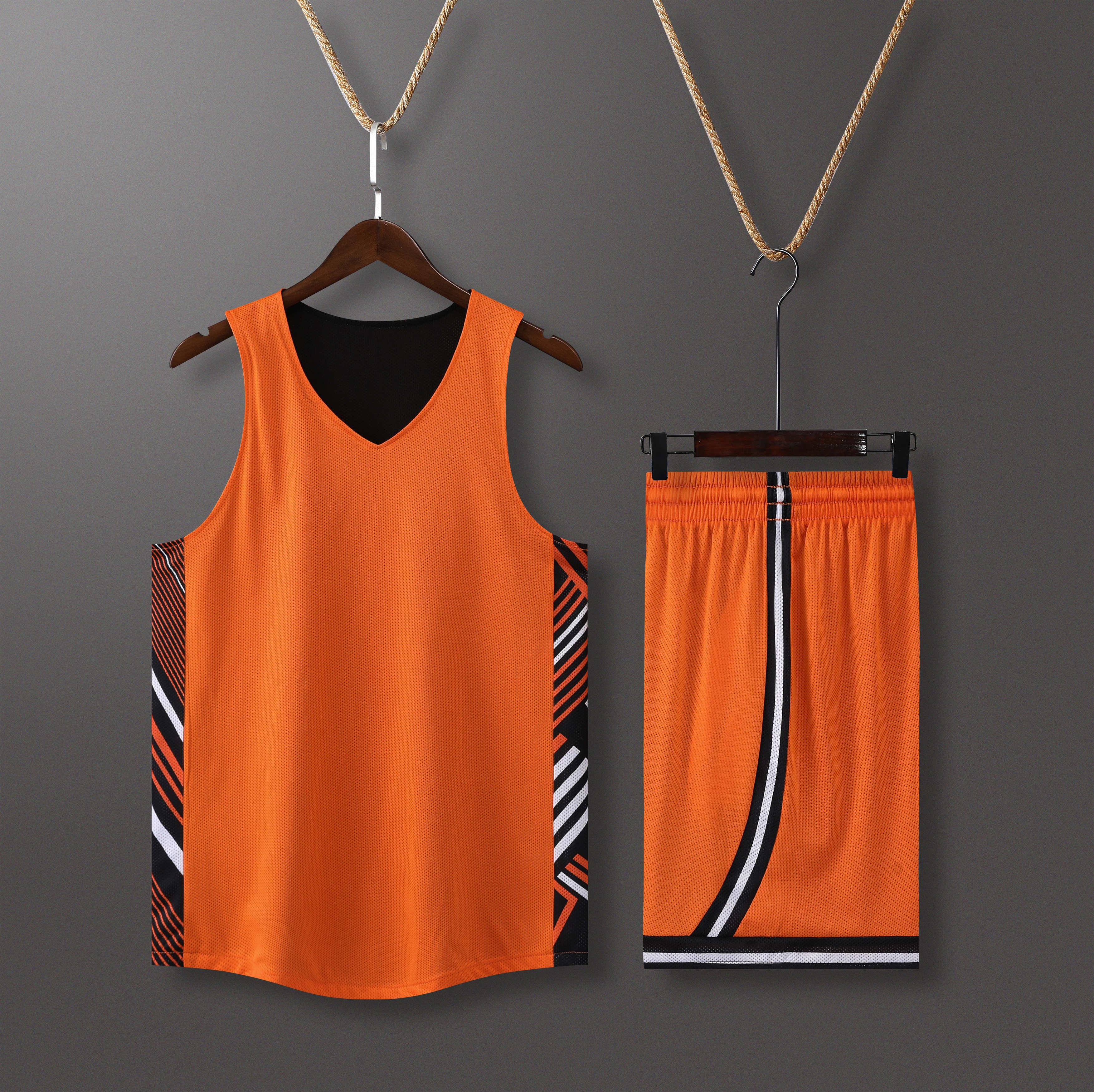 American style breathable casual double-sided vest basketball uniform suit GB9-2026