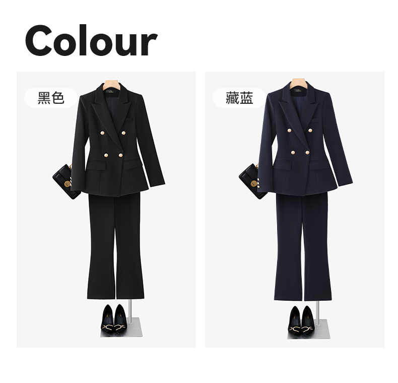 Solid color professional suit jacket for women 134-8135 jacket