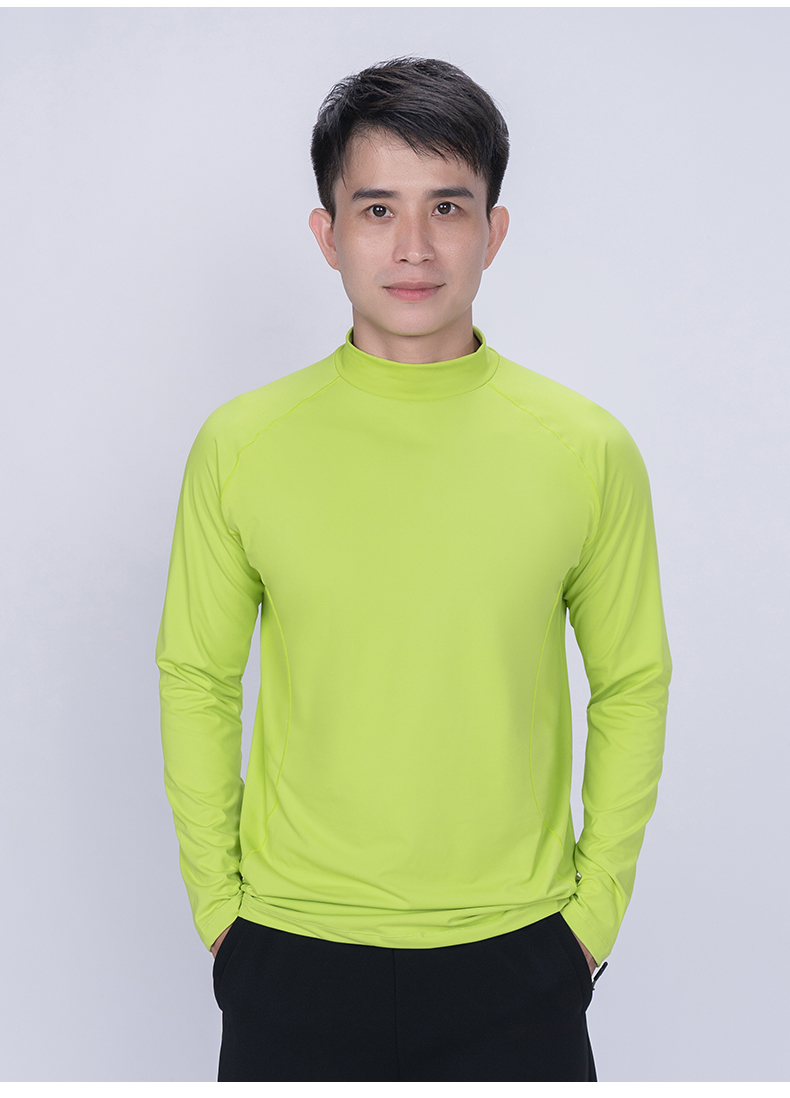 250g Cool Wheat Double Skin Polished Long Sleeve T-shirt KD4-88168