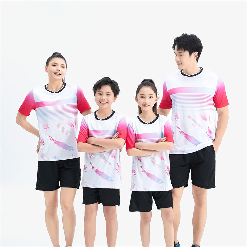 V-neck short-sleeved T-shirt sports training suit GB4-2004