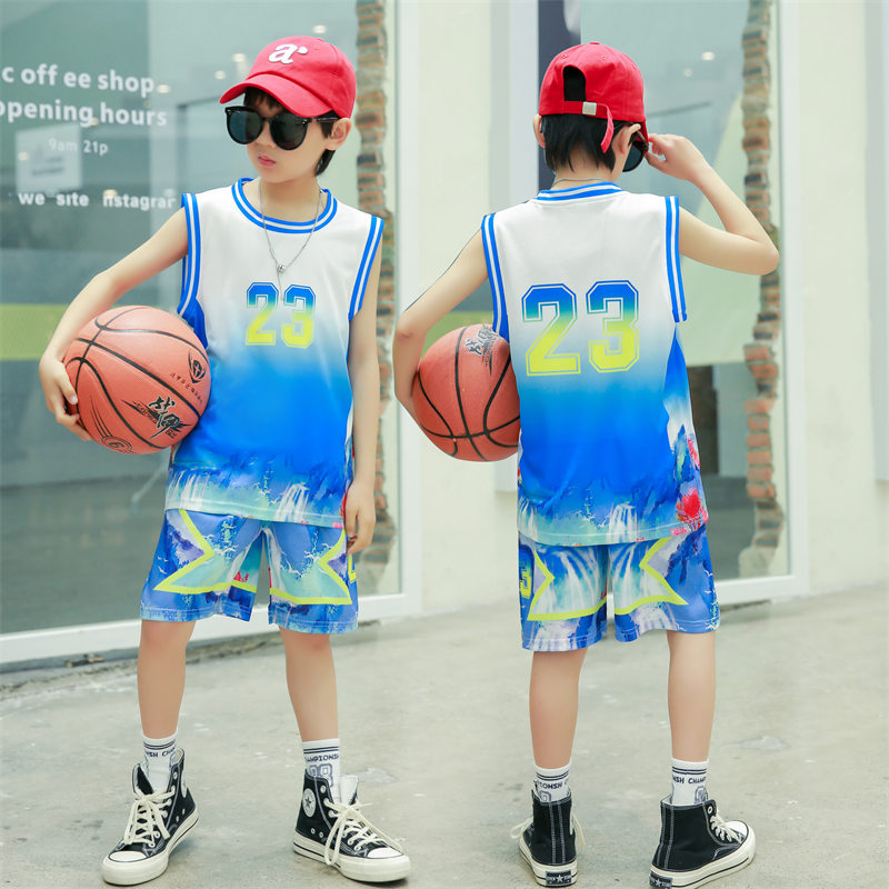 Children sports basketball vest suit GB1-120