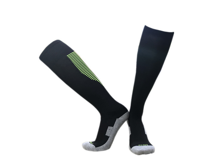 Towel bottom solid color mid-length football socks for adults GY9-CTM012