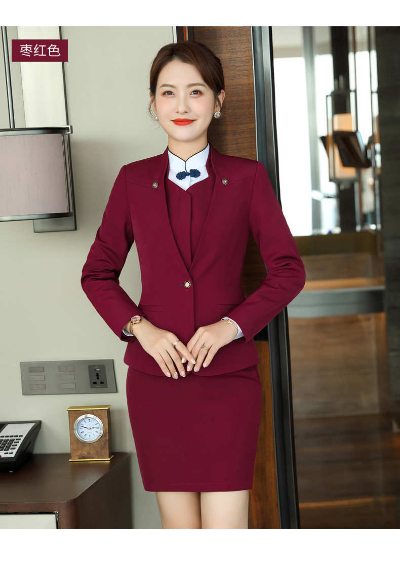 Intellectual, elegant, slim and atmospheric professional suit jacket 109-8806 jacket