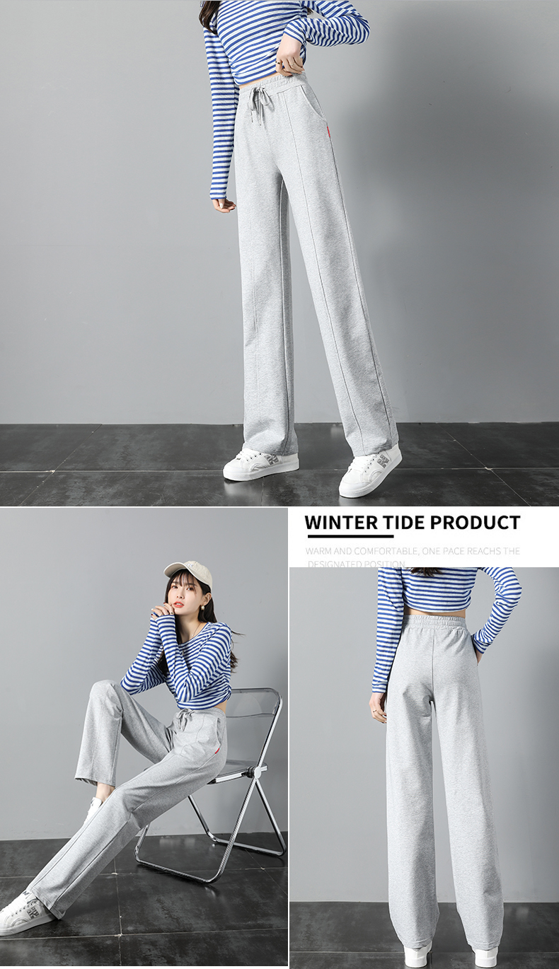 Loose straight slim drape straight trousers G32-XZ95239