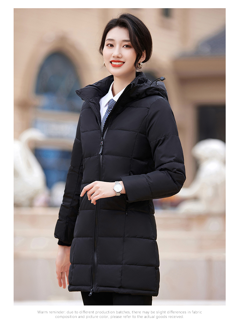 Business thick down jacket mid-length women model DY7-252 women model