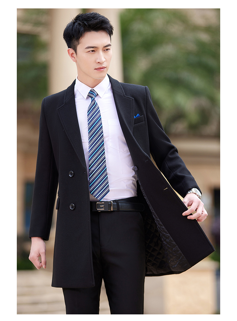 British style business slim woolen coat for men DY7-2333A for men