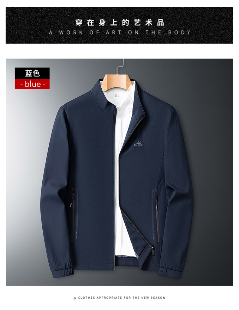 Spring and autumn business casual lapel jacket men coat KQ1-307