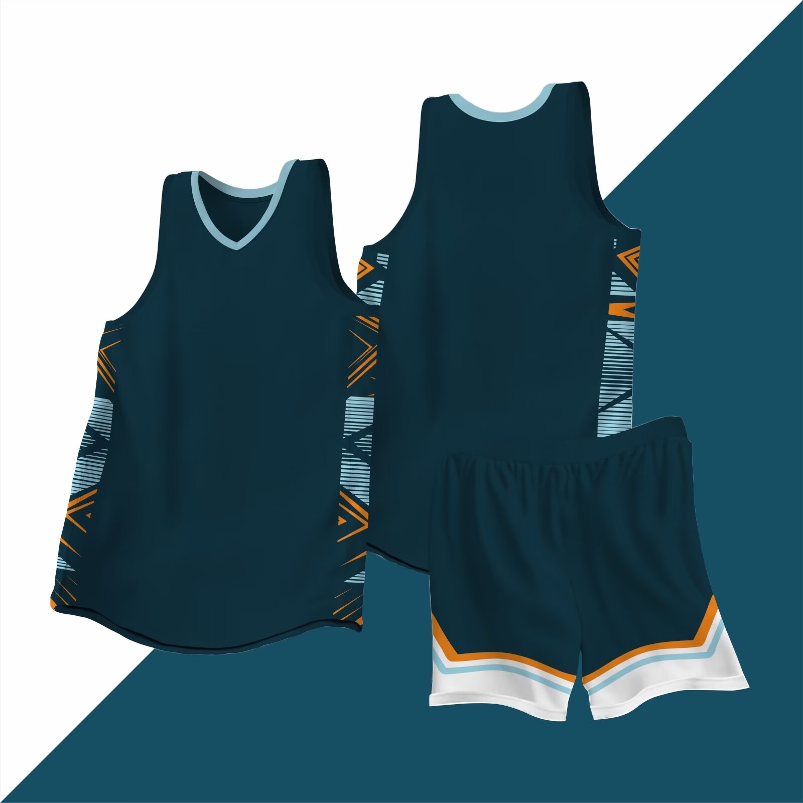 American style printed basketball uniform suit GB12-228