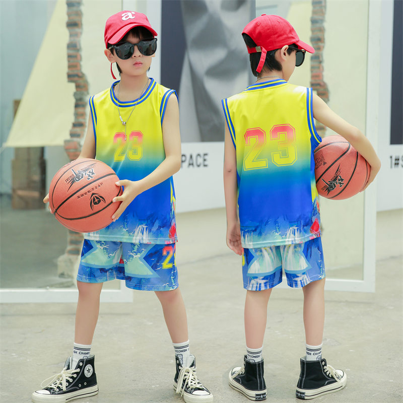 Children sports basketball vest suit GB1-120