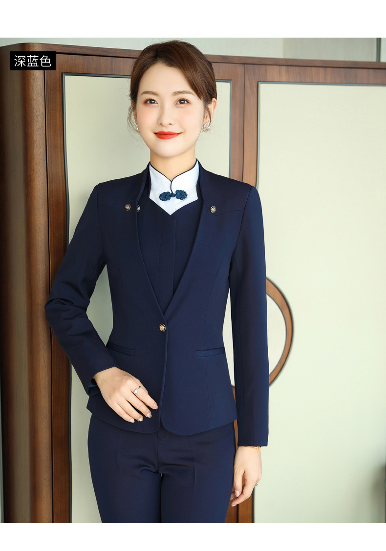 Intellectual, elegant, slim and atmospheric professional suit jacket 109-8806 jacket