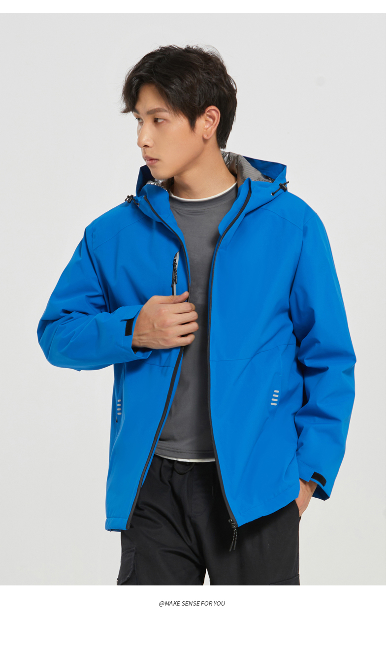 High-end fashion outdoor solid color jacket GJ18-AMD05