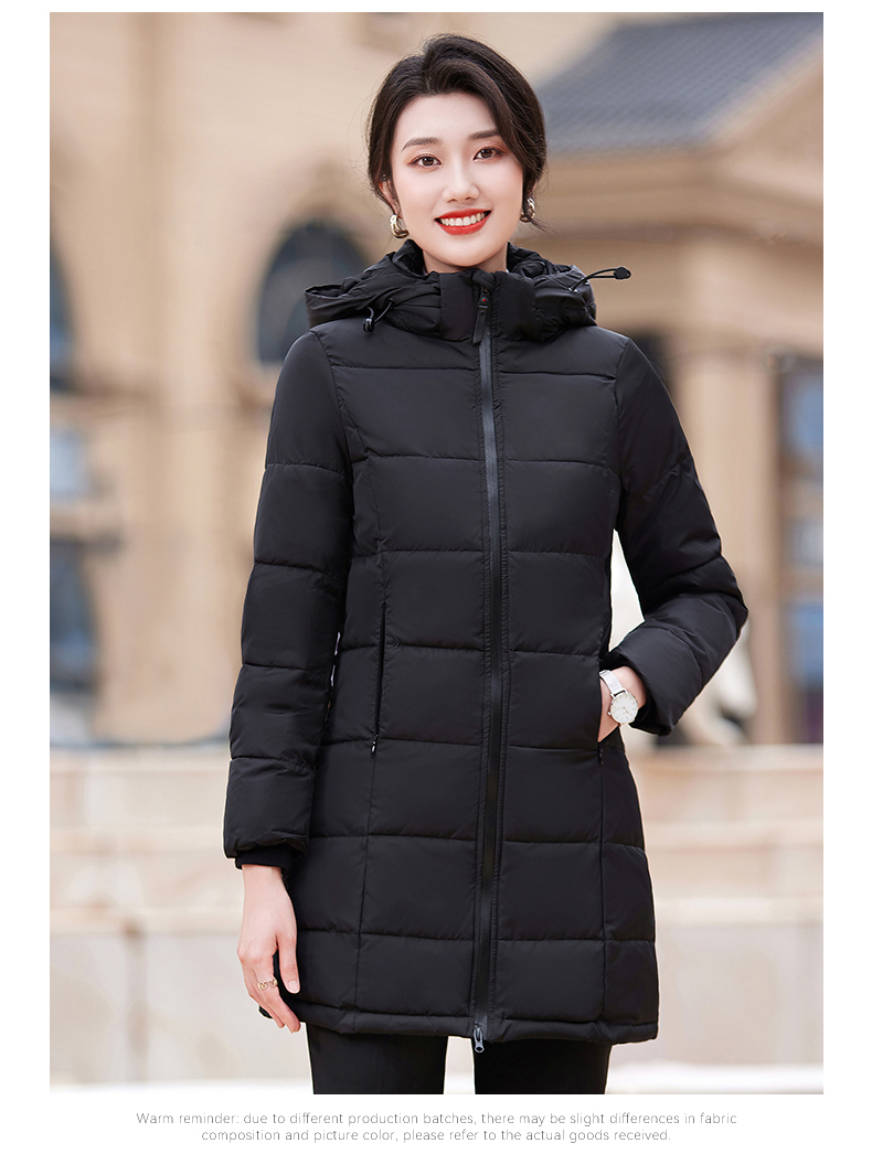 Business thick down jacket mid-length women model DY7-252 women model