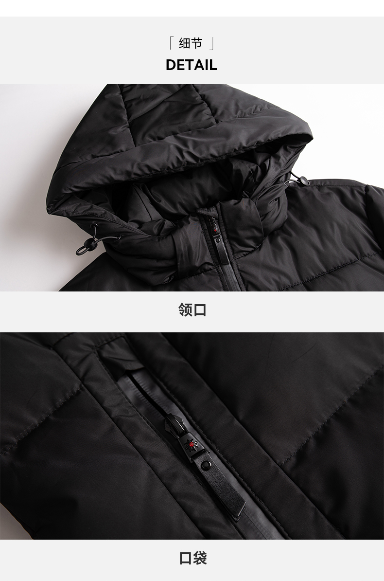 Business thick down jacket mid-length women model DY7-252 women model