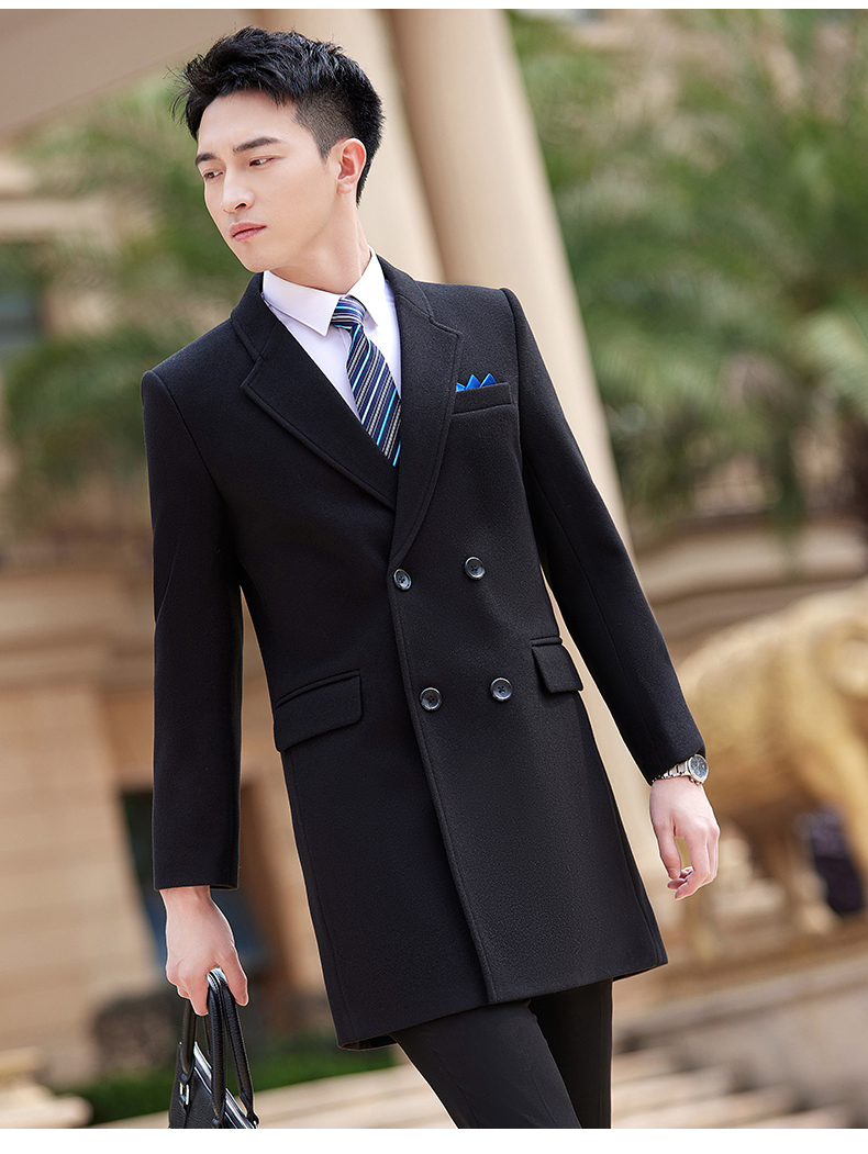 British style business slim woolen coat for men DY7-2333A for men