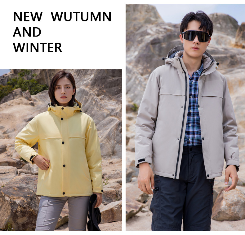 Outdoor warm single layer thick jacket 158-3066