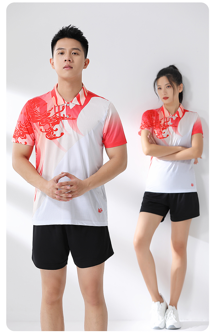 Quick-drying comfortable casual sportswear table tennis badminton suits for men and women GM2-5003