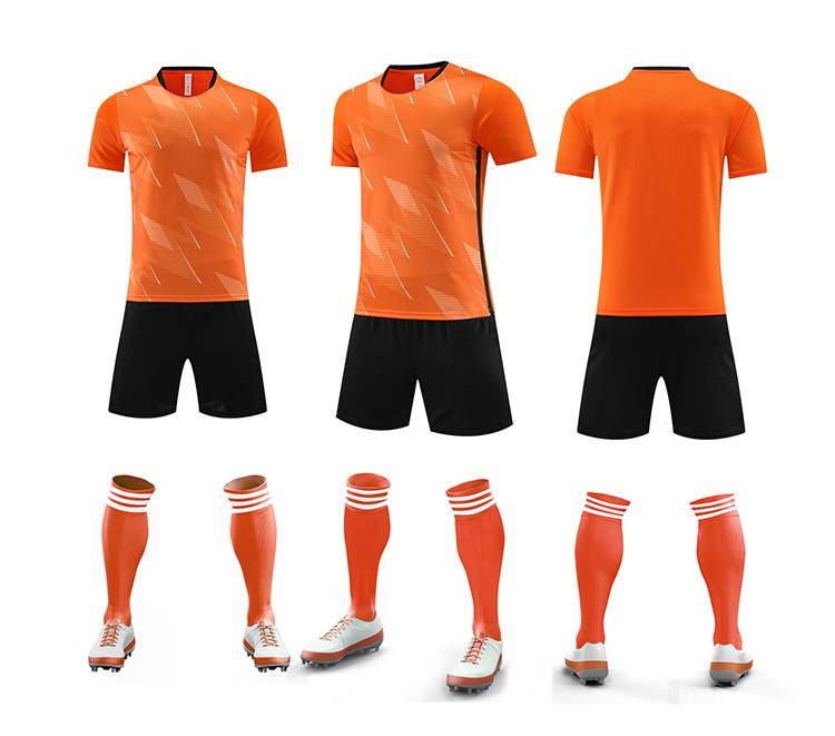 Breathable sports football training suit with double pockets 176-Z6005