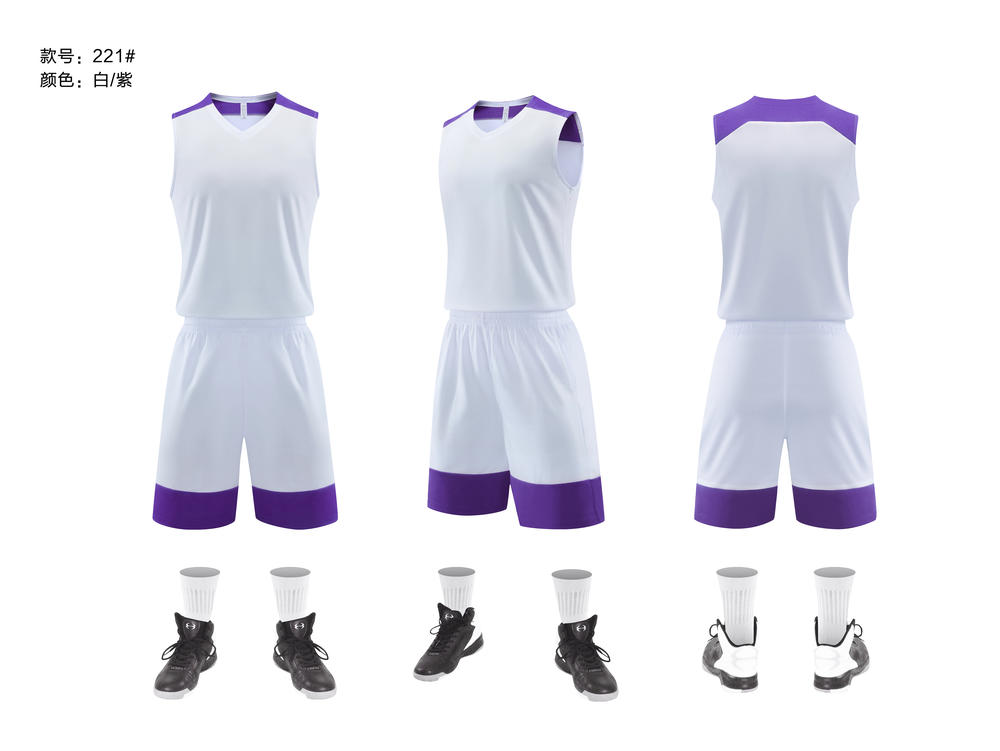 Comfortable sports training basketball uniform GY1-221