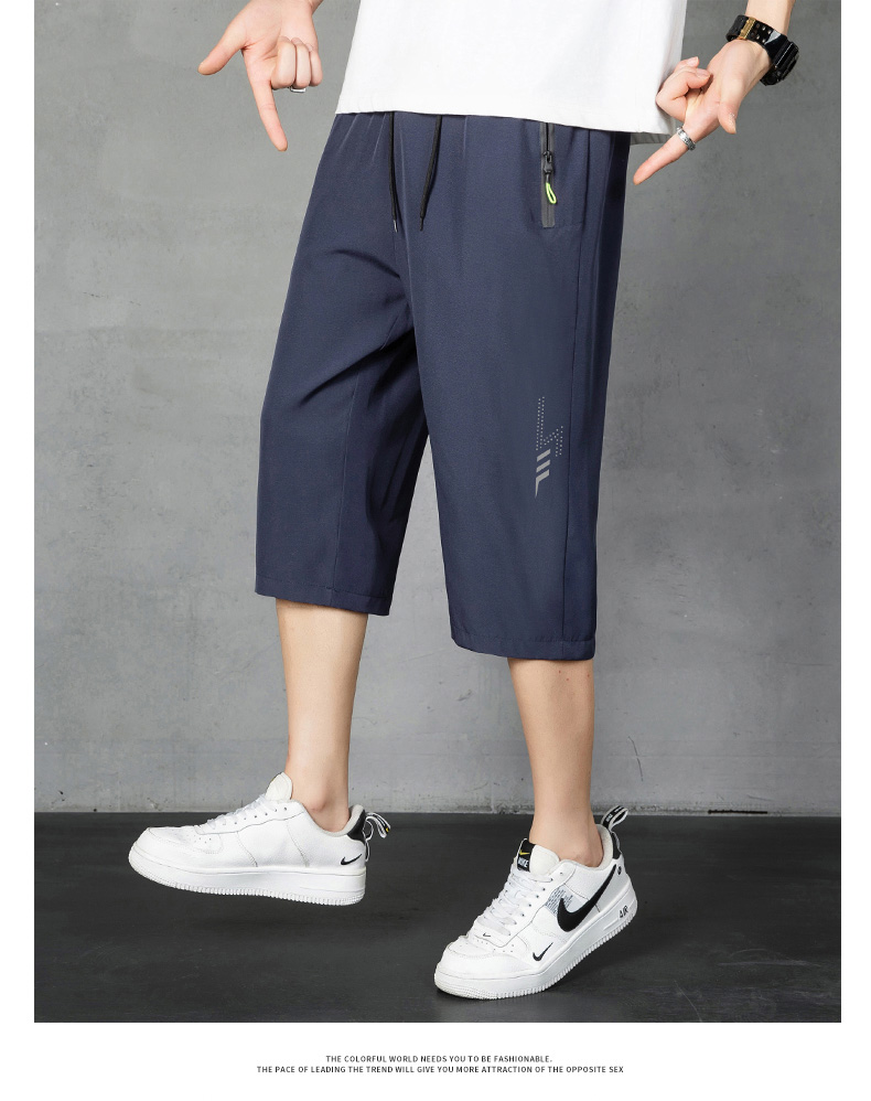 Ice silk men cropped trousers KY-9133