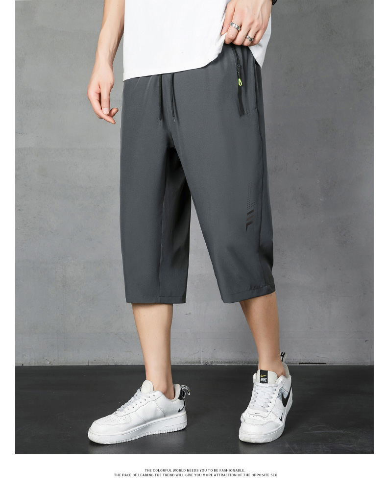 Ice silk men cropped trousers KY-9133