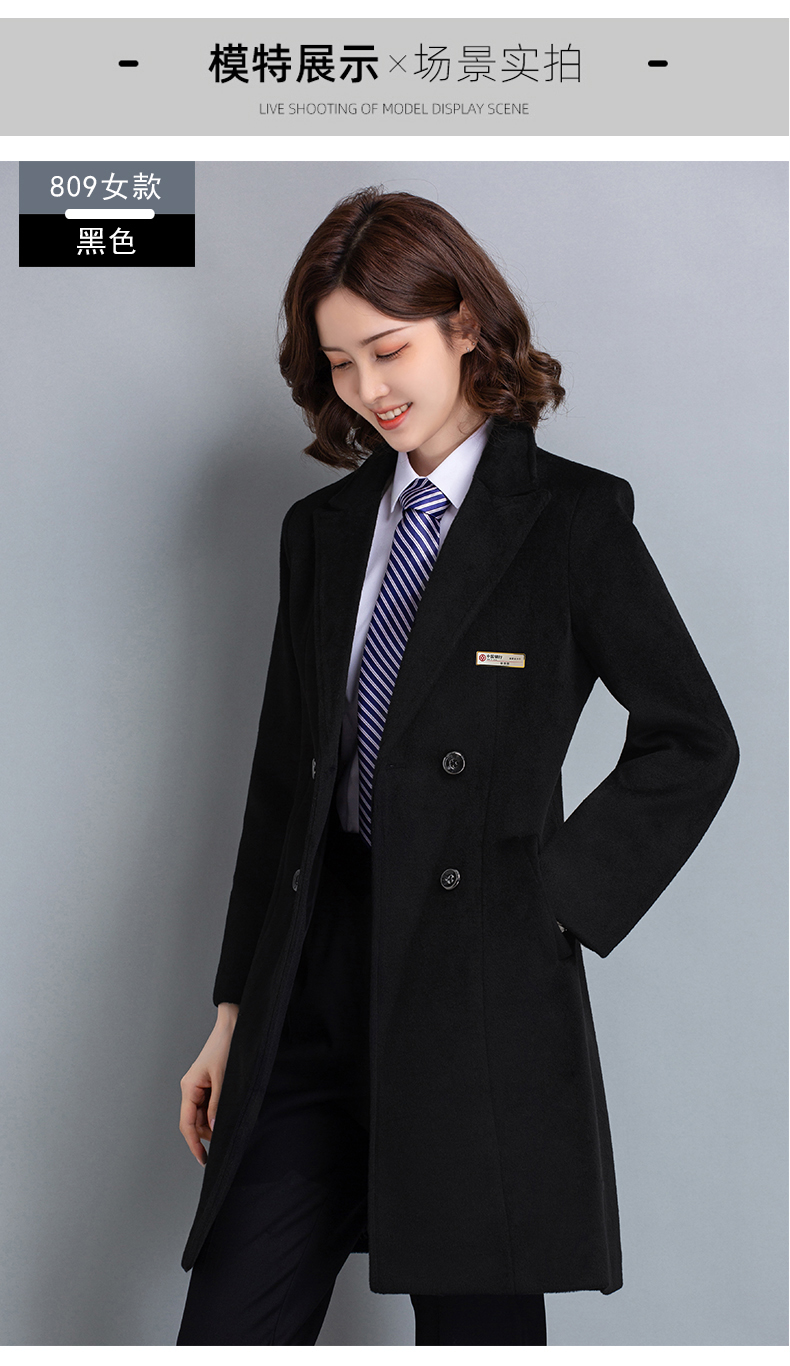 Commuter all-match woolen coat for women H27-809