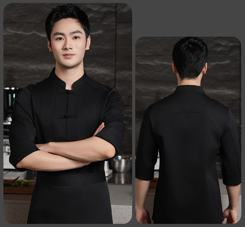 Button long-sleeved chef uniform H20-C24-5081