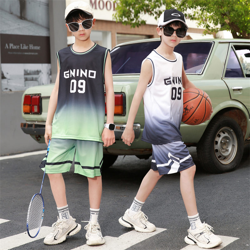 Children sports basketball vest suit GB1-202