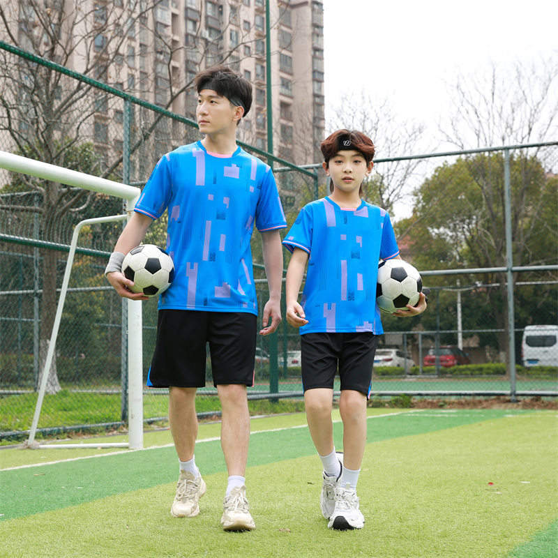 Children ice silk quick-drying running football training suit GB1-A009