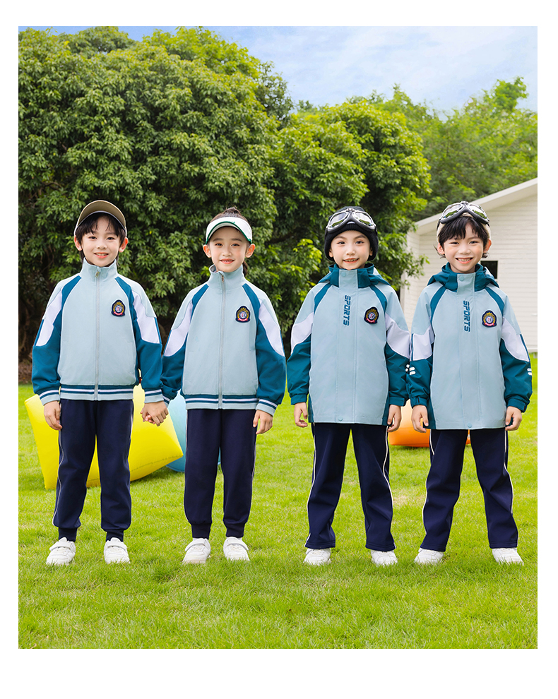 Tongqu companion primary and secondary school students jacket school uniform suit 216-9087