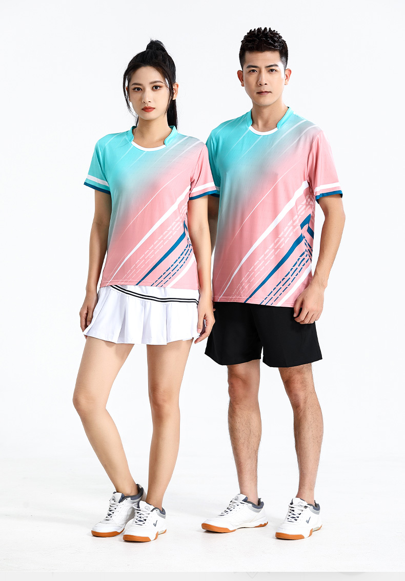 Sports competition training badminton clothing short-sleeved top 120-1867