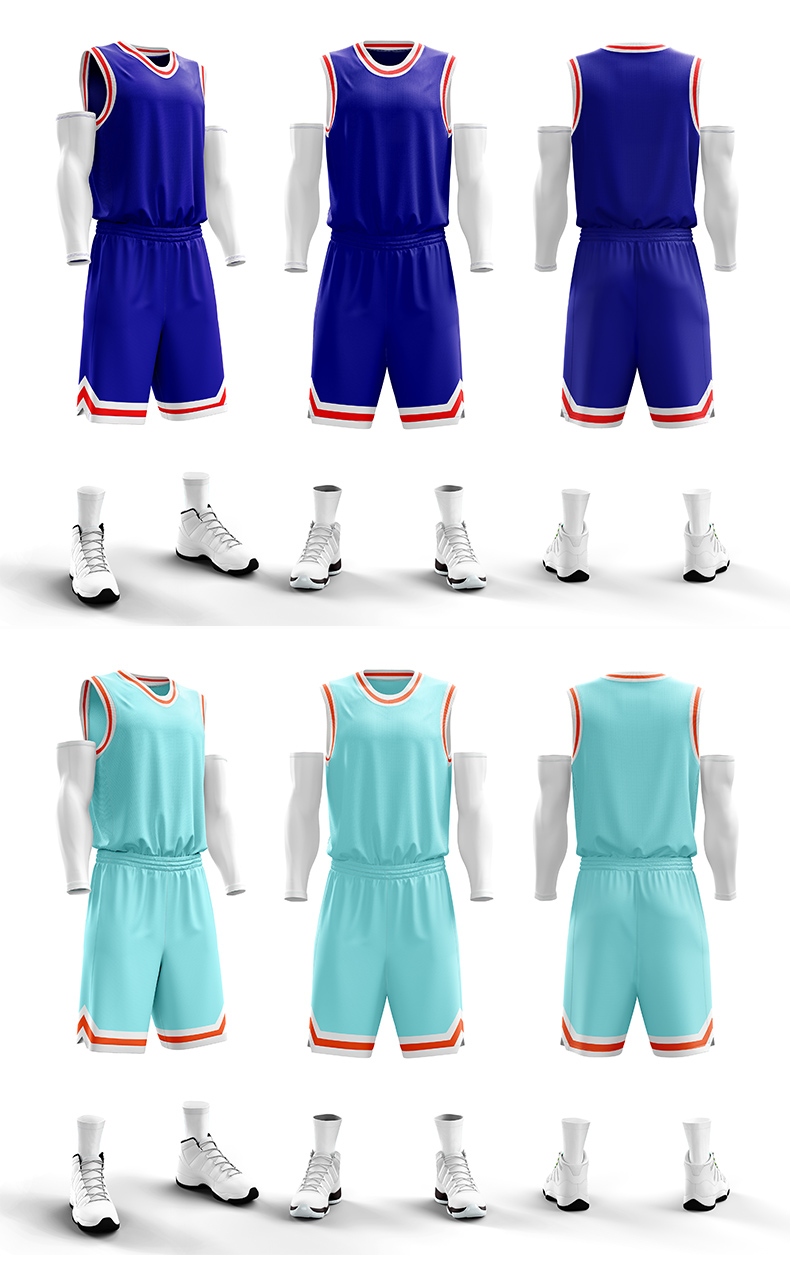 American quick-drying sports training suit basketball suit GJ4-3809 adult style