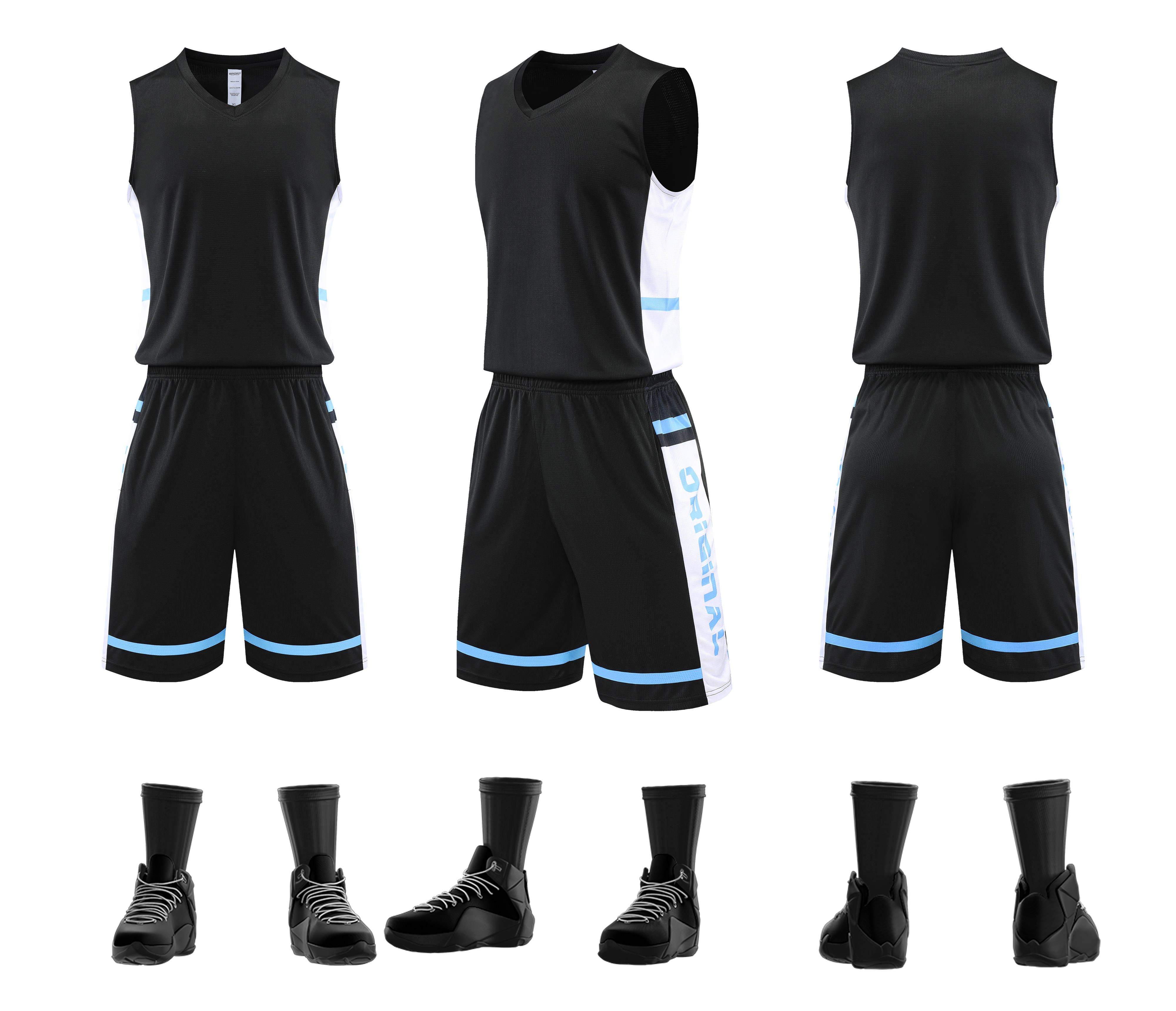 Breathable sweat-absorbent sports vest basketball uniform suit GB7-2215