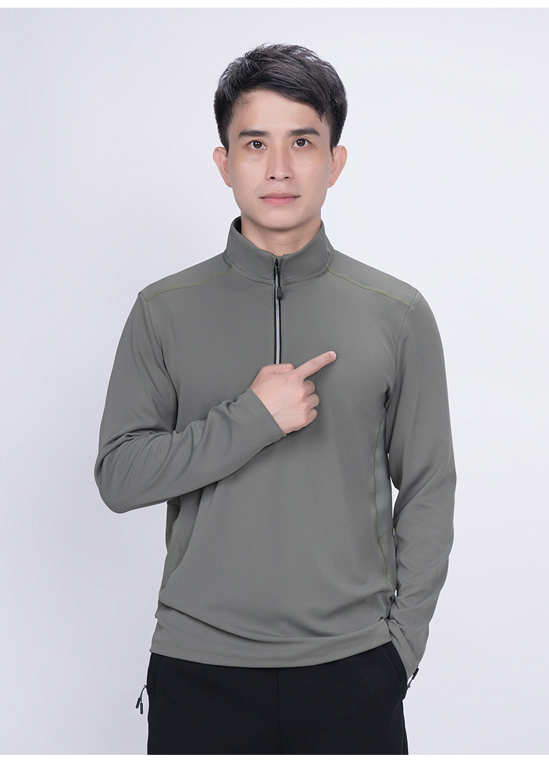 240g Mitong Lajia solid color long-sleeved T-shirt KD4-8886