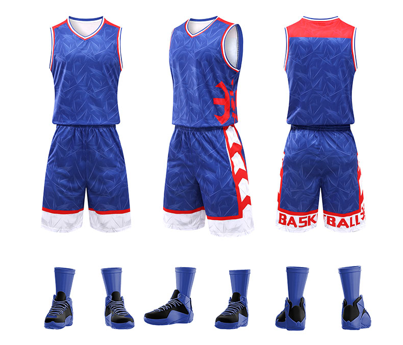 Sports quick-drying loose basketball suit G15-227 adult