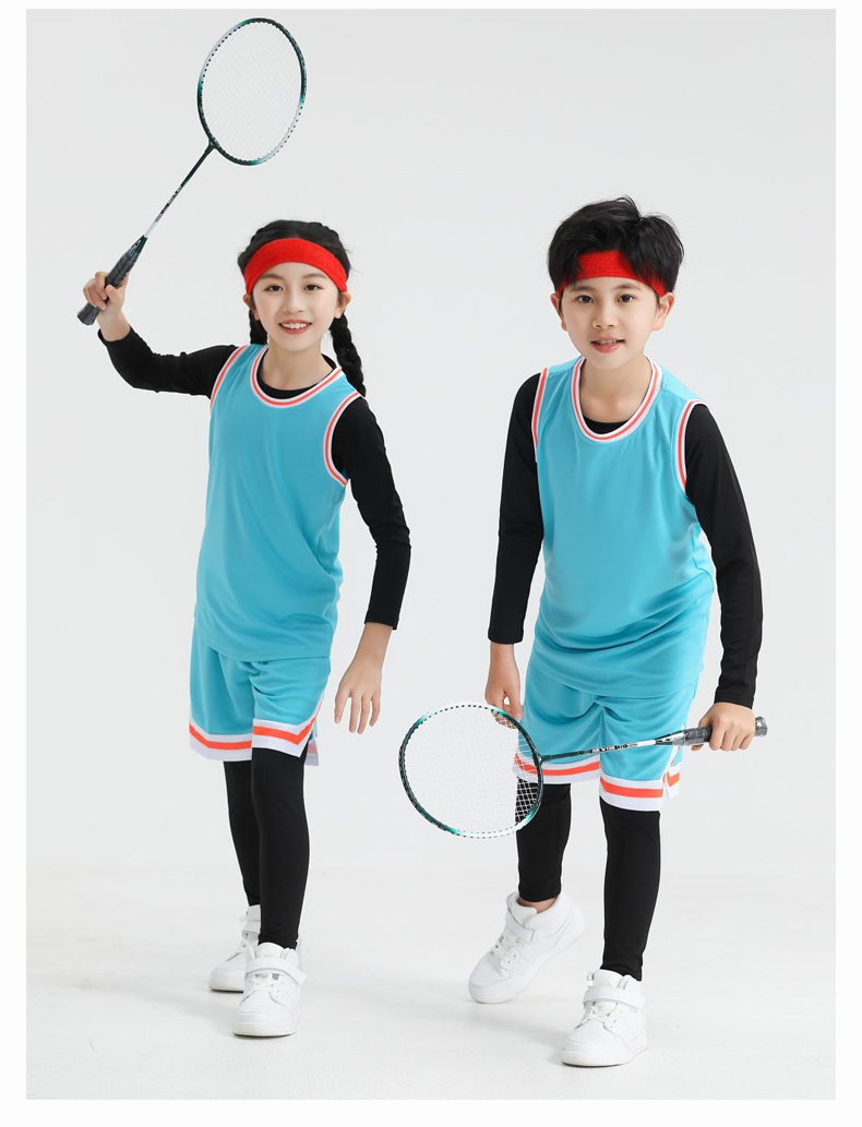 American style quick-drying sports training suit basketball suit GJ4-3809 children clothing