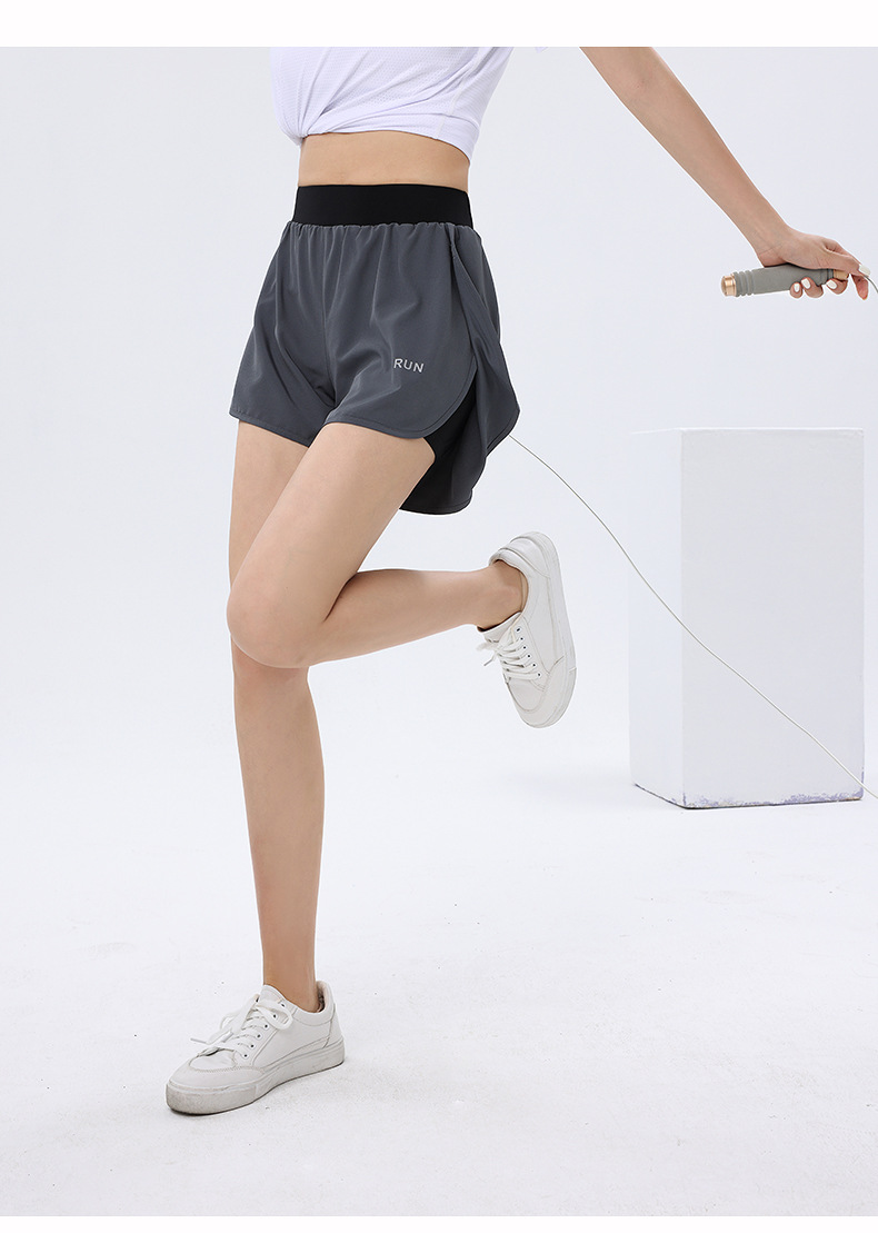 Moisture wicking quick-drying anti-exposure sports women shorts 176-B2209