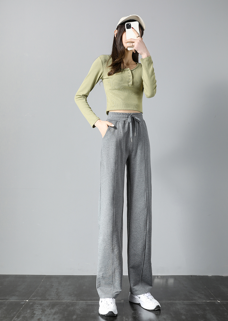 Loose straight slim drape straight trousers G32-XZ95239