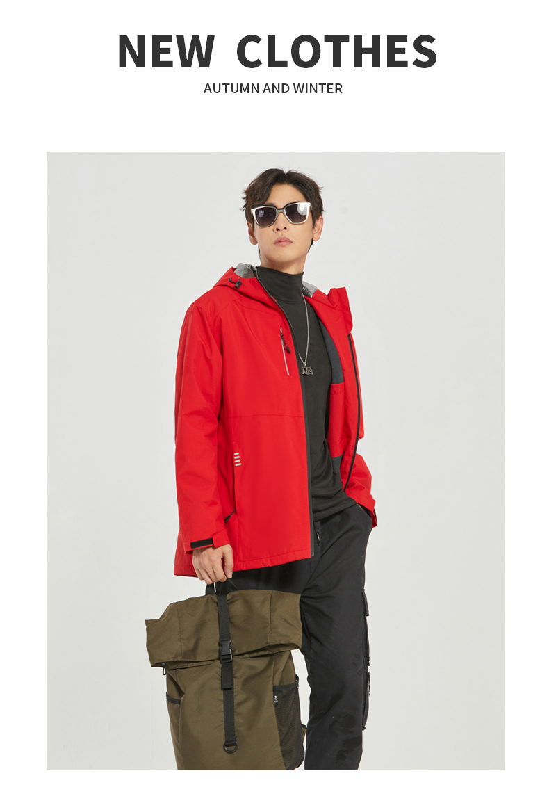 High-end fashion outdoor solid color jacket GJ18-AMD05