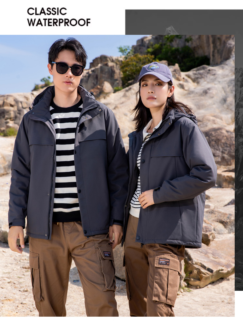 Outdoor warm single layer thick jacket 158-3066