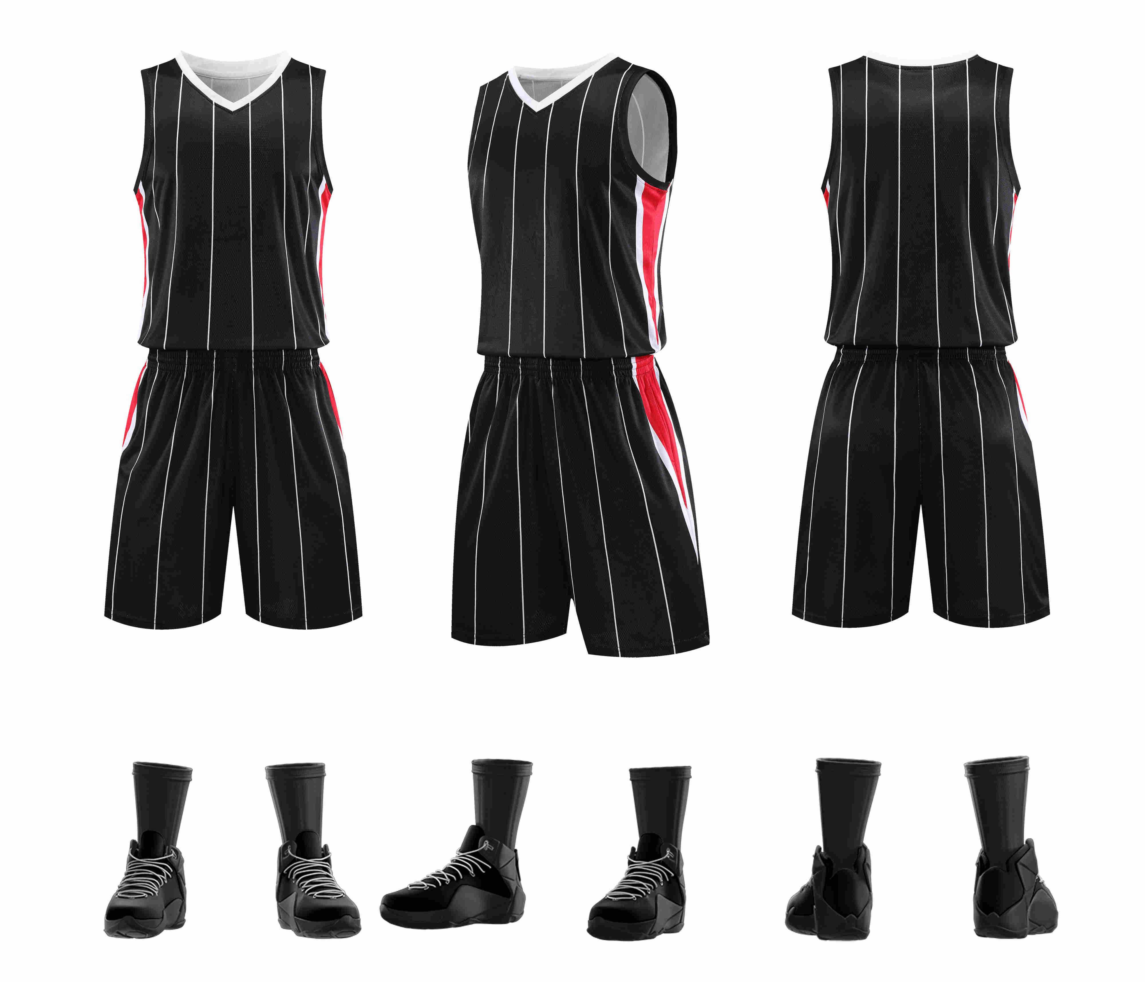 Slightly elastic breathable American basketball uniform suit YA-8621