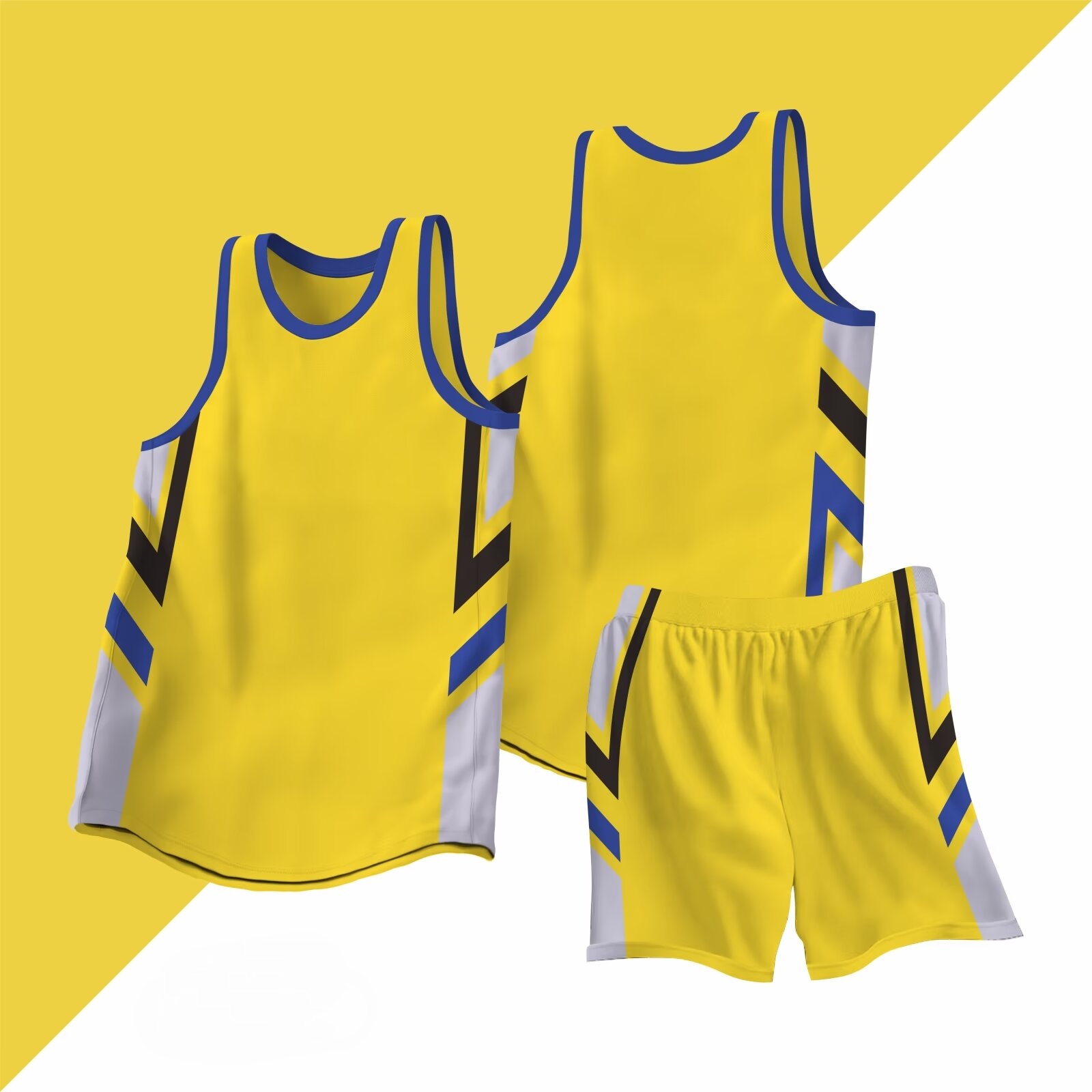 American style color matching basketball uniform suit GB12-227