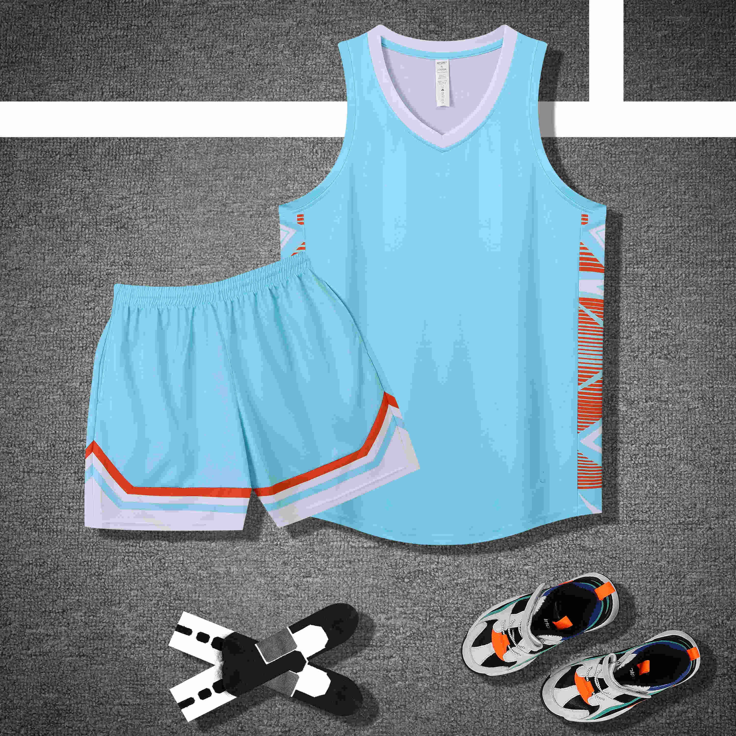 American style printed basketball uniform suit GB12-228