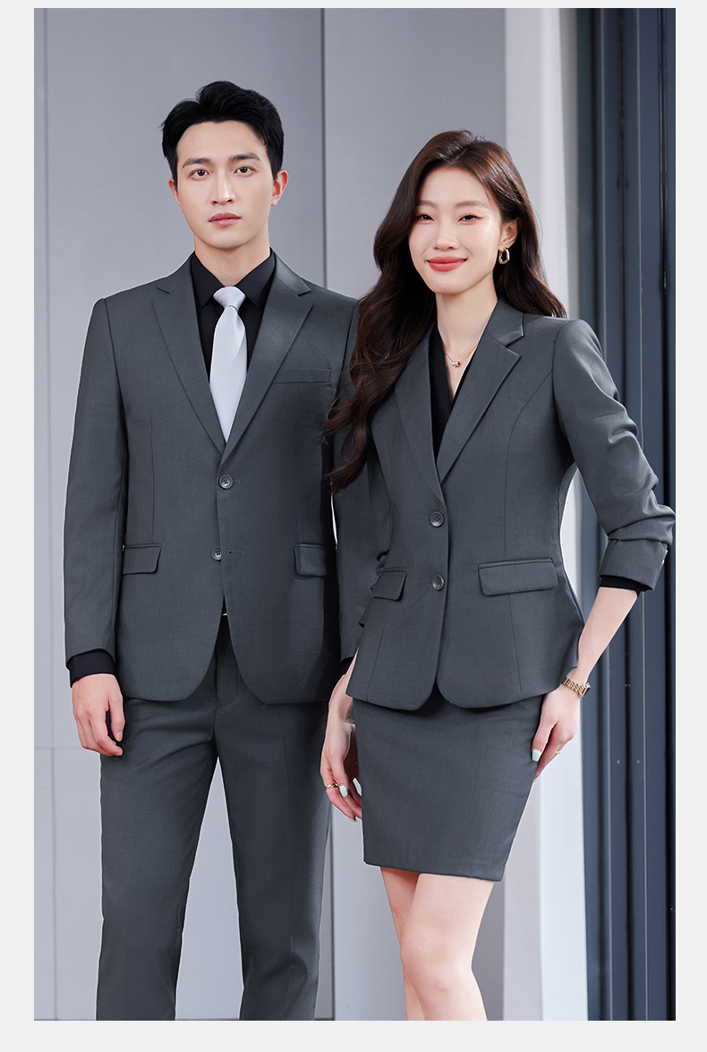 High-end anti-wrinkle business suit three-piece suit DY1-9910 female jacket + vest + skirt