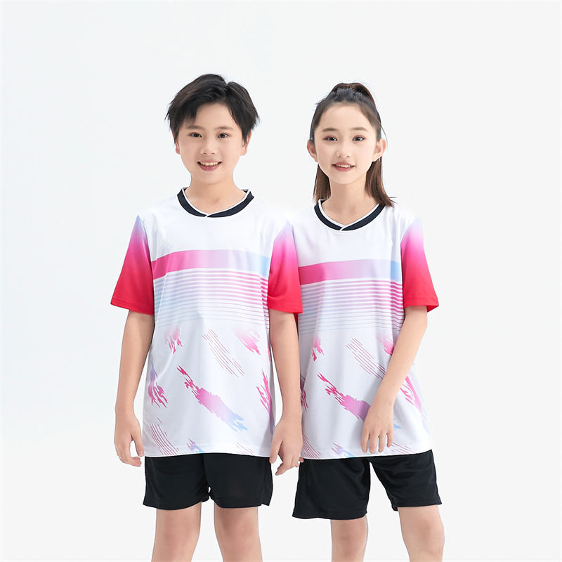 V-neck short-sleeved T-shirt sports training suit GB4-2004