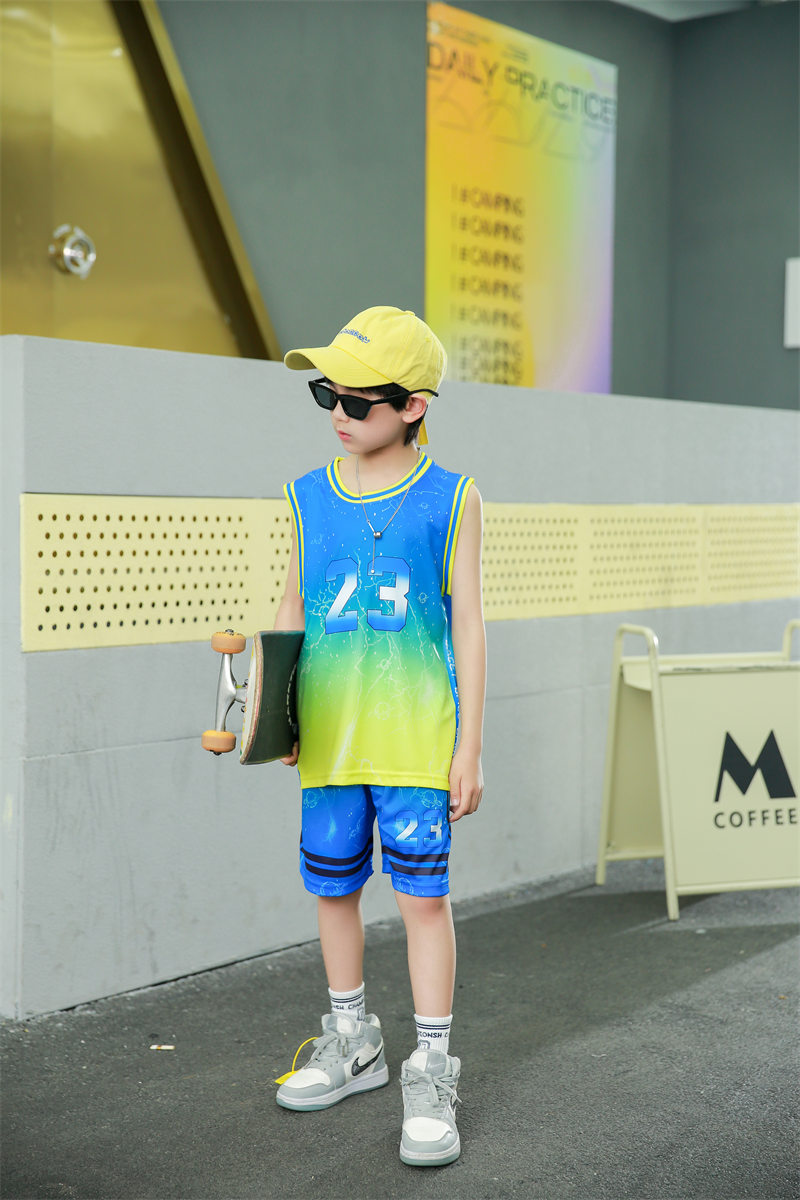 Children sports basketball vest suit GB1-119