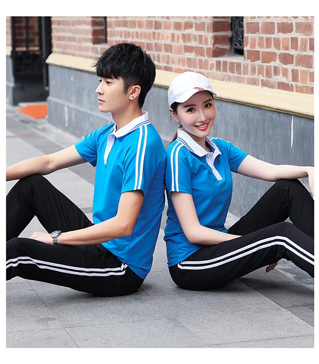 Short-sleeved sports suit universal style KA-1388