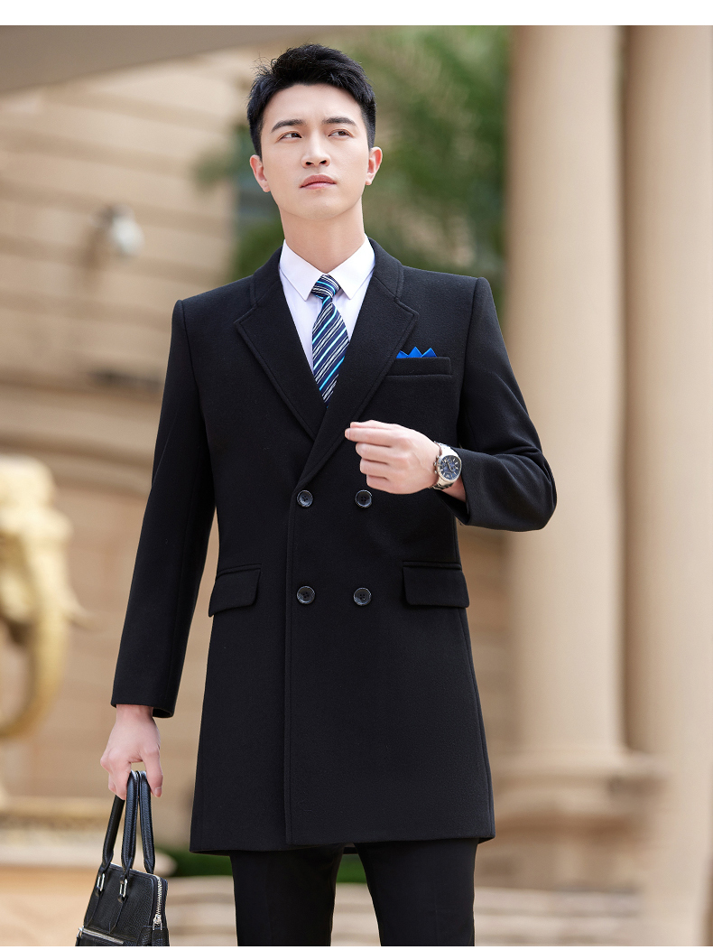 British style business slim woolen coat for men DY7-2333A for men