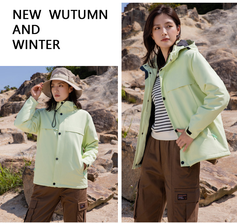 Outdoor warm single layer thick jacket 158-3066